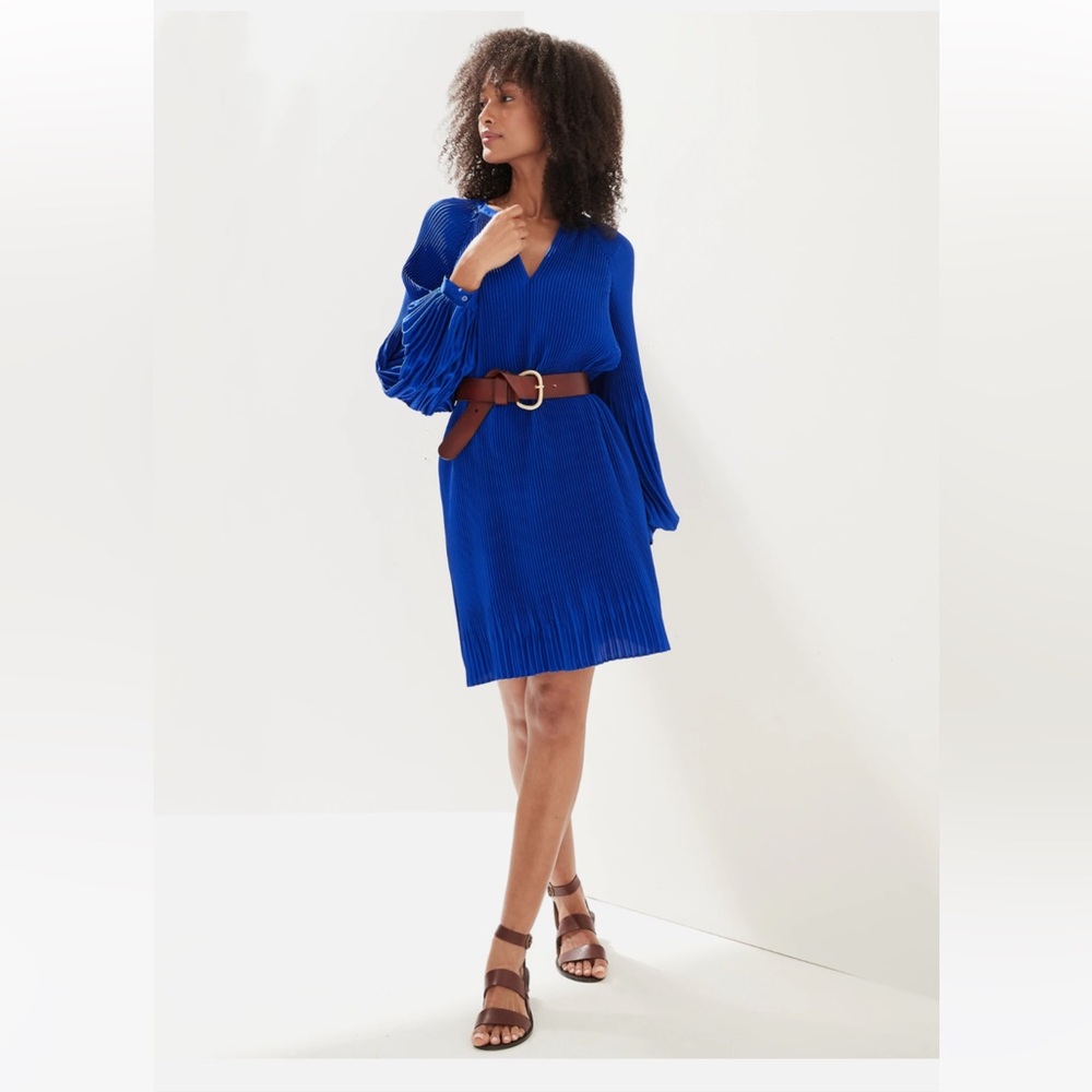 Banana Republic Royal Blue Long Sleeve Dress